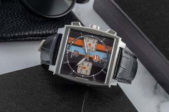 Thumbnail von TAG Heuer Monaco Calibre 12 Gulf Edition Ref. CAW2113.FC6250 Limited
