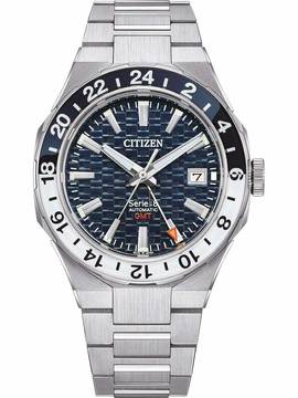  Citizen NB6034-58L Herrenuhr Series 8 GMT Automatik 41mm 10ATM 
