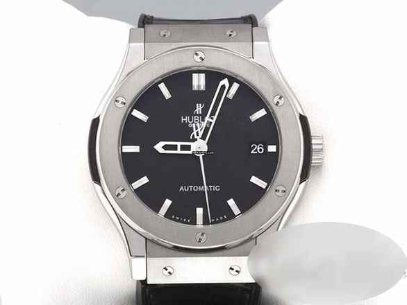  Hublot Classic Fusion Black 45mm 511.nx.1170.lr Titan Automatik Titanium Black Dial 