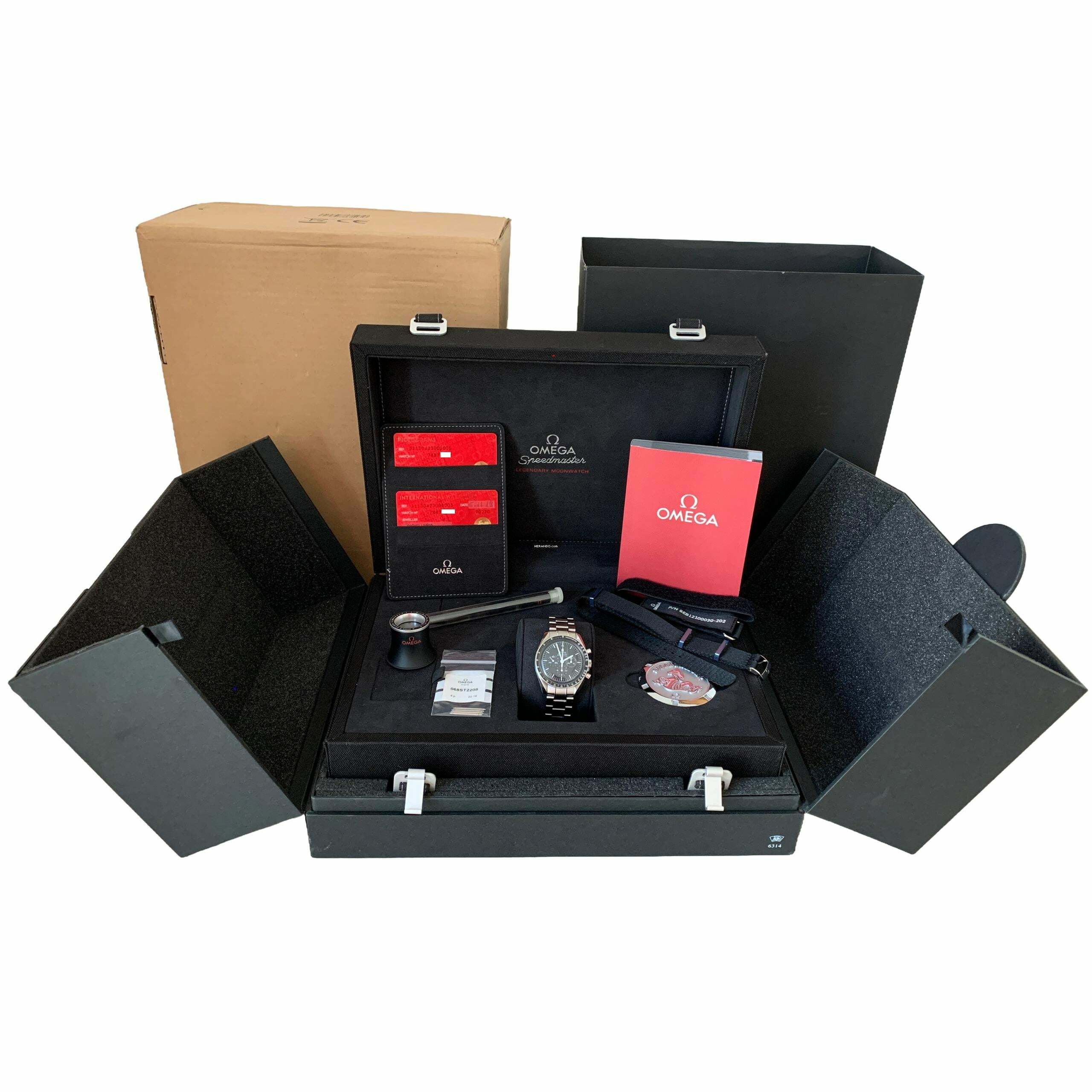 Omega Speedmaster Professional Moonwatch 311.30.42.30.01.005 Moonwatch Full Set TOP Condition