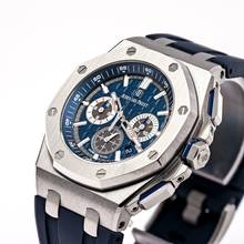 Thumbnail von Audemars Piguet Royal Oak Offshore Chronograph Blue 42 – 26480TI.OO.A027CA.01 – like NEW – 2021 Full Set