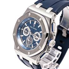 Thumbnail von Audemars Piguet Royal Oak Offshore Chronograph Blue 42 – 26480TI.OO.A027CA.01 – like NEW – 2021 Full Set