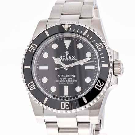  Rolex Submariner (No Date) 40 – 114060 – like NEW – 2015 Full Set Lc100 