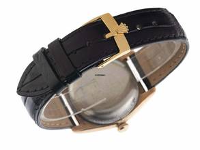 Thumbnail von Rolex Oyster Perpetual Bubble Back Ref.3725 1960 original Box original unpoliert Oyster Perpetual Bubble Back