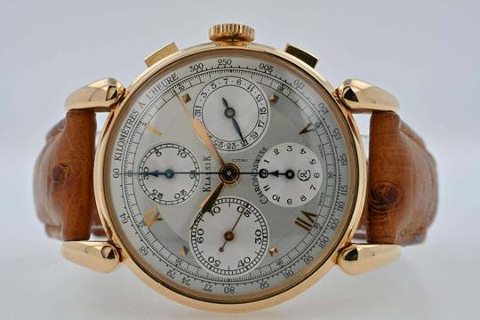  Chronoswiss Classic Chronograph Klassik Classic 18k Yellow Gold CH7441 77g 