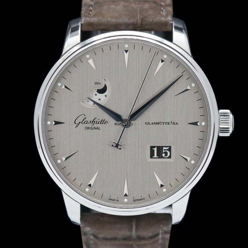 Glashütte Original Senator Excellence Panorama Date Moon Phase NEW FULL SET