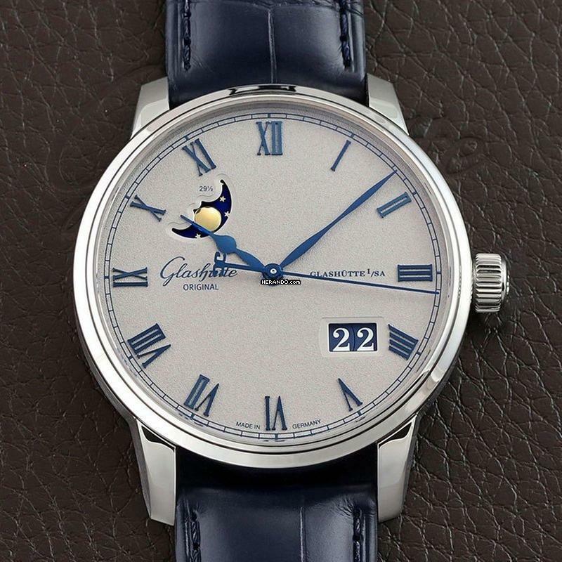 Glashütte Original Senator Excellence Panorama Date Moon Phase Senator NEW FULL SET