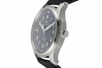 Thumbnail von IWC Fliegeruhr Mark Pilot Mark XX Blue Dial Stahl Automatik Herrenuhr Ref. IW328203 B&P 2023