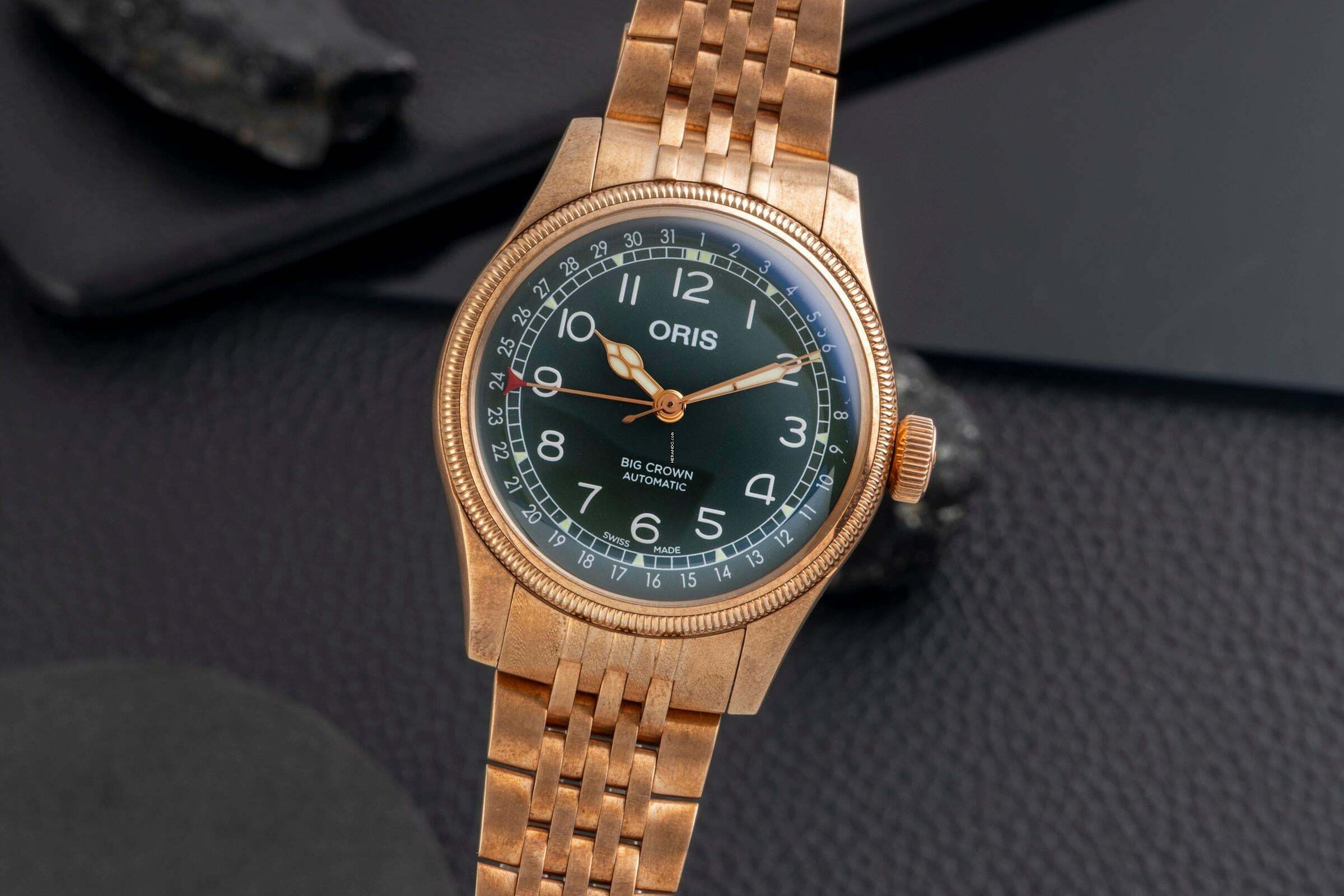 Oris Big Crown Pointer Date Bronze Automatik Herren Ref. 01 754 7741 3167-07 8 20 01 B&P 2025