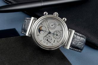 Thumbnail von IWC Da Vinci Perpetual Calendar Chronograph Stahl Perpetual Calendar Automatik Herren Ref IW375011