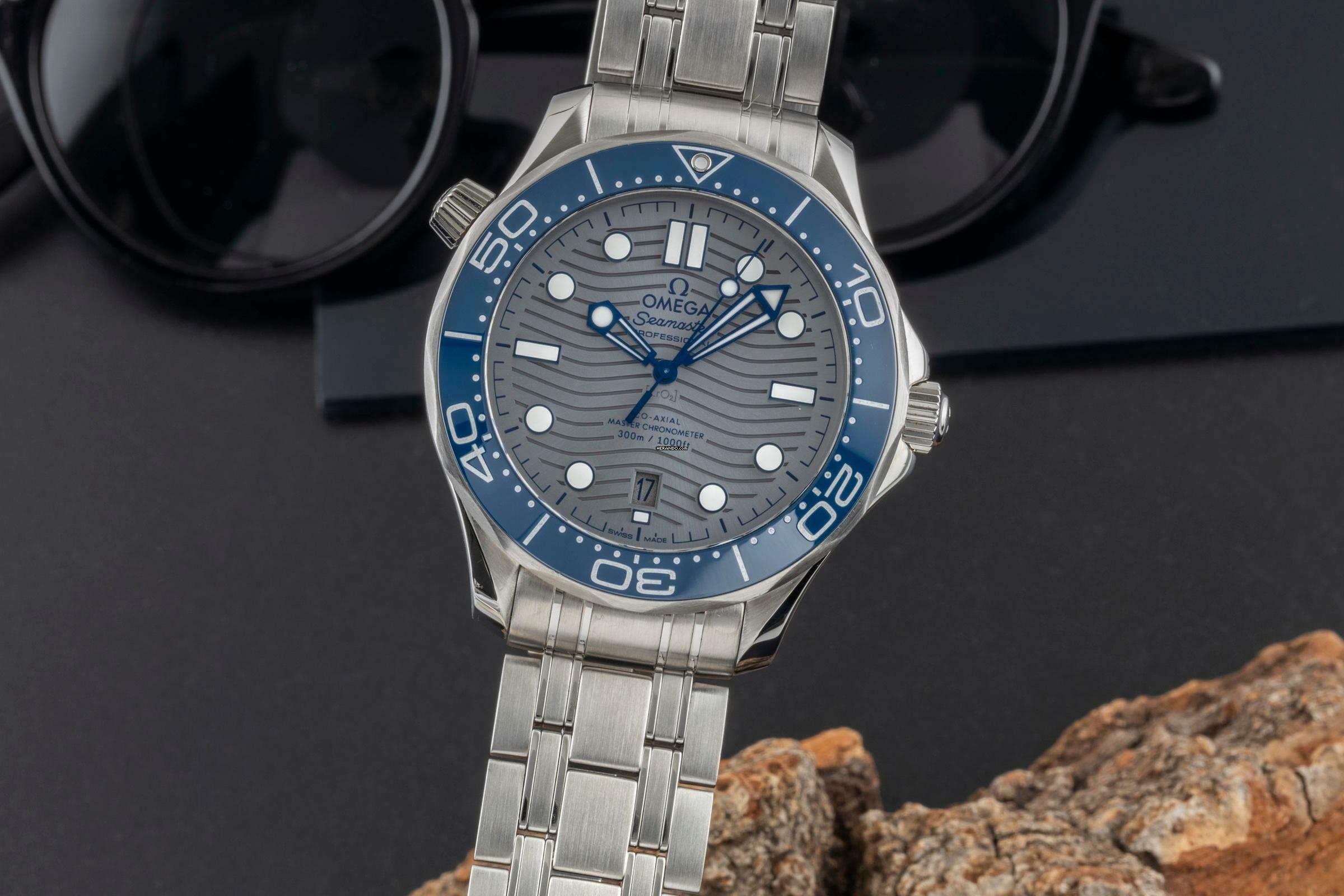 Omega Seamaster Diver 300 M Co-Axial Automatik 210.30.42.20.06.001 B&P