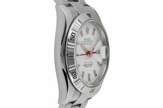 Thumbnail von Rolex Datejust Turn-O-Graph Turn-O-Graph Stahl / Weissgold Automatik Herrenuhr Ref 116264 B&P