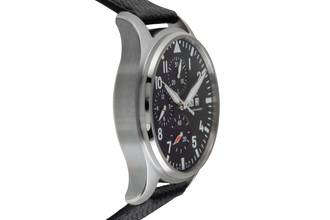 Thumbnail von IWC Fliegeruhr Chronograph Fliegerchronograph Chronograph Stahl Automatik Ref. IW378001 B&P 2023