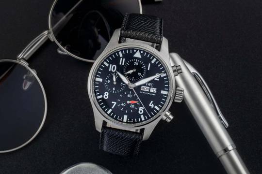  IWC Fliegeruhr Chronograph Fliegerchronograph Chronograph Stahl Automatik Ref. IW378001 B&P 2023 