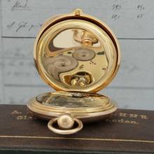 Thumbnail von A. Lange & Söhne Qualität 1A 18k Gold Taschenuhr-Original Etui und Zertifikat 1889 Diamant BOX und Museums Zertifikat
