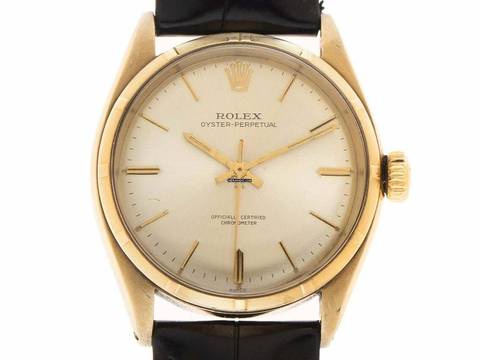 Rolex Oyster Perpetual Date Ref.6535 1937 original Box original unpoliert Oyster Perpetual 14kt Gelbgold 