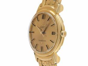 Thumbnail von Omega Constellation Ref.14398SC 1962 original Box original unpoliert Constellation Grand Deluxe Automatic Chronometer 18kt Gelbgold 117g