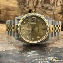 Thumbnail von Rolex Datejust 36 Datejust 36 - Diamant Blatt - FULLSET 1999 - Ref. 16233 Factory Dia Dial