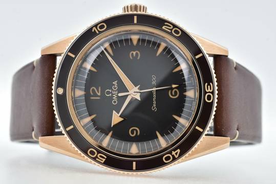  Omega Seamaster 300 Professional Chronometer Bronze Gold 23492412110001 