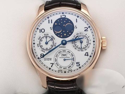  IWC Portugieser Ewiger Kalender 150th Iw503405 2019 Rosegold Perpetual Calendar White Dial 