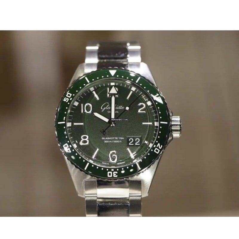 Glashütte Original SeaQ Panoramadatum NEW FULL SET