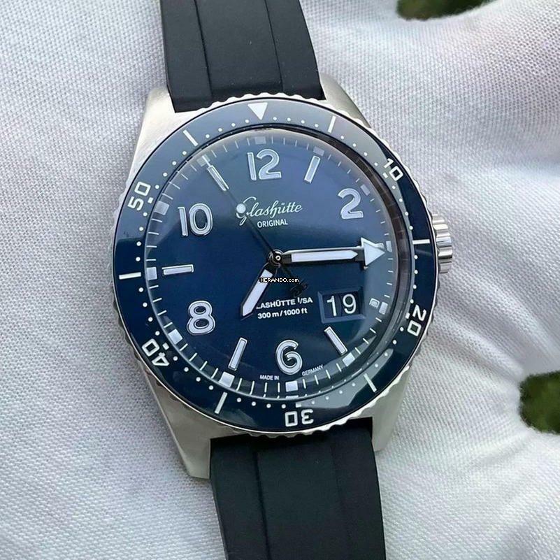 Glashütte Original SeaQ Panoramadatum NEW FULL SET