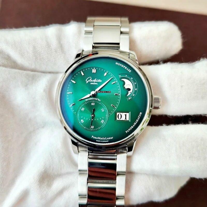Glashütte Original PanoMaticLunar Panomatic Lunar Panomaticlunar NEW FULL SET