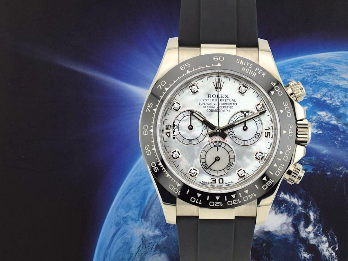 Rolex Daytona Cosmograph Daytona 116519ln Mop Diamonds Dial - Like New 2020