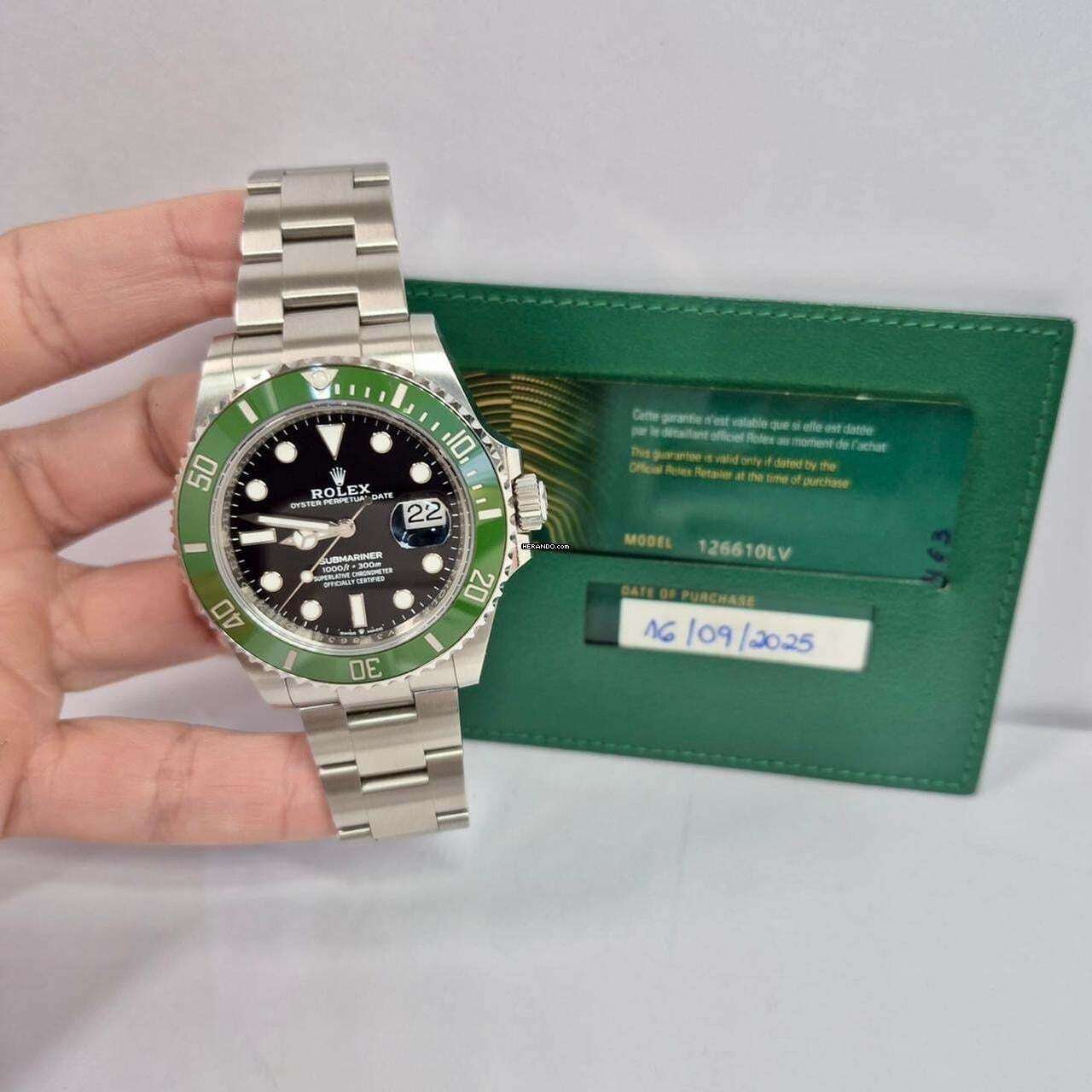 Rolex Submariner Date Starbucks 41mm Automático Completo