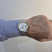 Thumbnail von Rolex Sky-Dweller Ouro Branco & Aço White Dial 42mm Completo