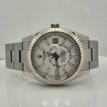 Thumbnail von Rolex Sky-Dweller Ouro Branco & Aço White Dial 42mm Completo