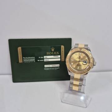  Rolex Yacht-Master 40 Ouro & Aço 40mm Automático Completo 