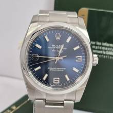 Thumbnail von Rolex Air King 34mm N.O.S Blue Dial Automático Completo