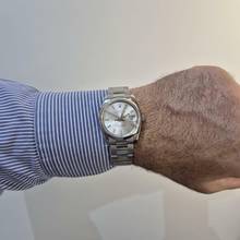 Thumbnail von Rolex Oyster Perpetual Date Silver Dial 34mm Automático Completo