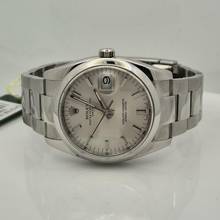 Thumbnail von Rolex Oyster Perpetual Date Silver Dial 34mm Automático Completo