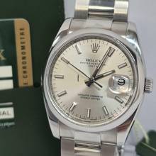 Thumbnail von Rolex Oyster Perpetual Date Silver Dial 34mm Automático Completo