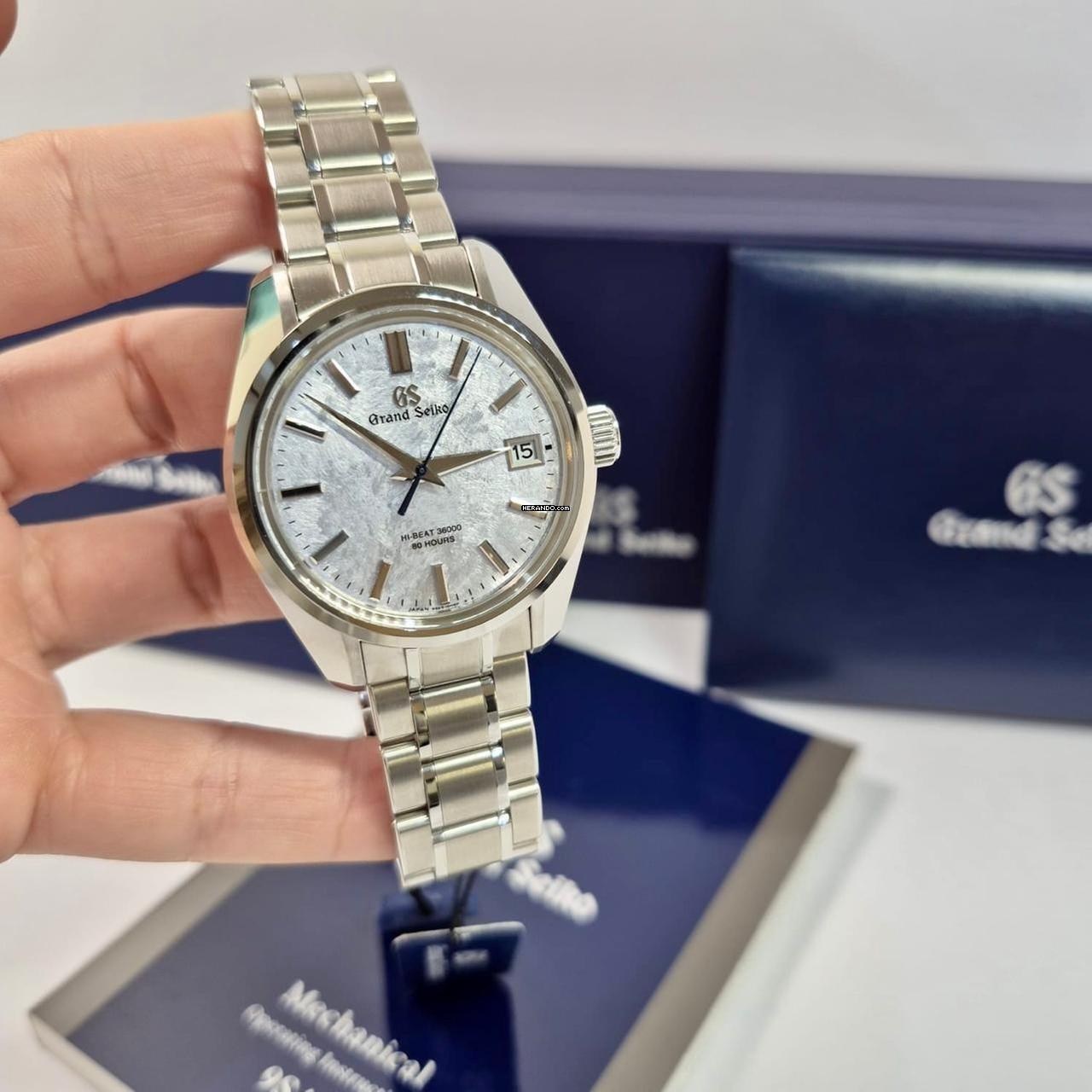 Grand Seiko Heritage Collection Snowscape Heritage 80 Hour Power Reserve 40mm Automático Completo
