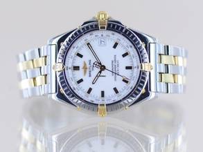 Thumbnail von Breitling Windrider Stahl Gold Pilotband white Dial Automatic 38mm Klassiker B+P