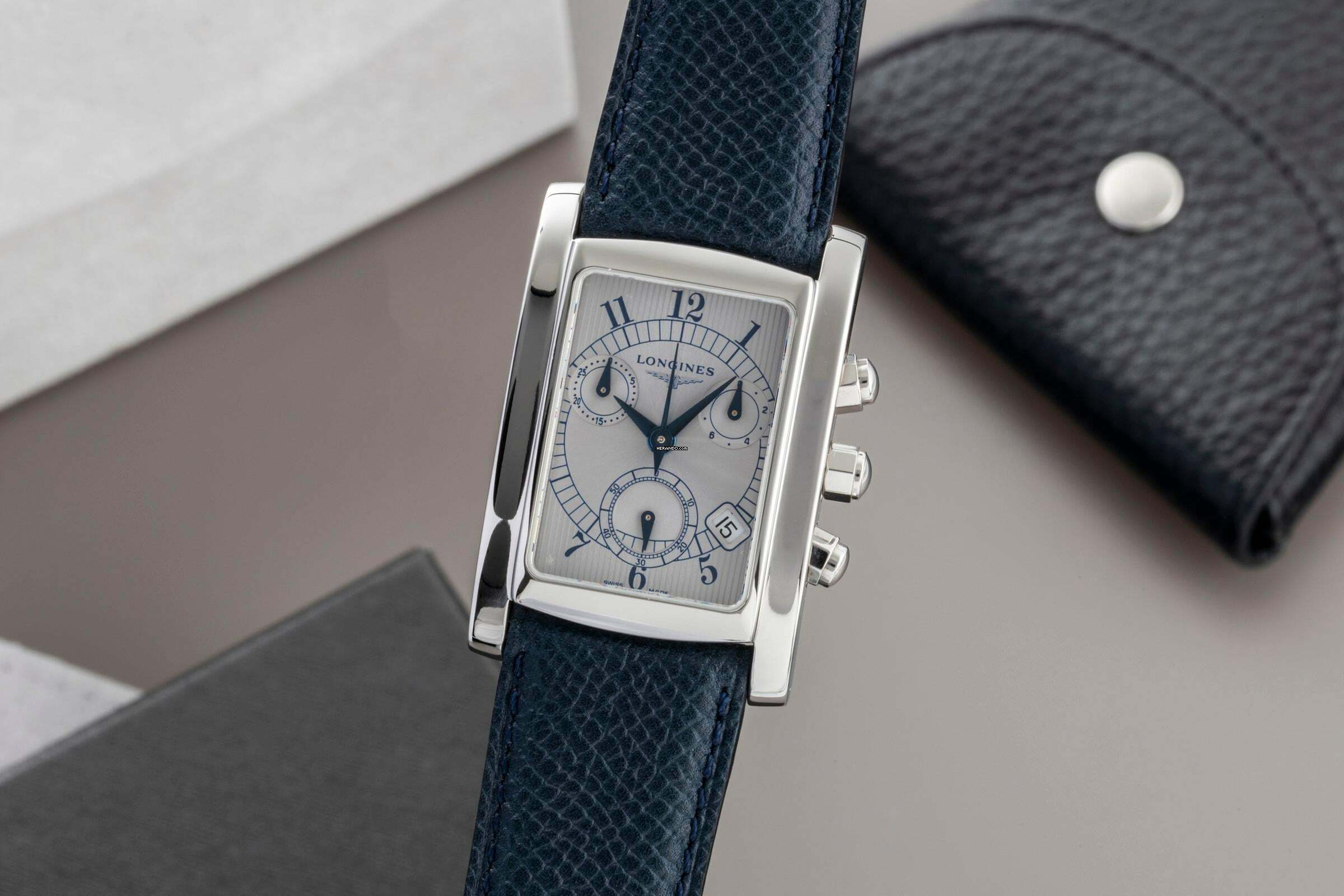 Longines DolceVita Dolce Vita Chronograph Edelstahl Ref. L5.656.4.73.2 Klassiker B&P 2000