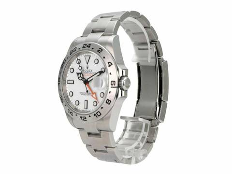 Rolex Explorer II 42 Edelstahl Ref. 226570 Zifferblatt Weiß 