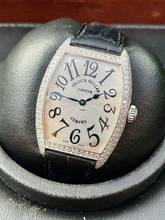 Thumbnail von Franck Muller Cintrée Curvex With Box and Papers Factory Diamonds Setting 18Kt. Whitegold