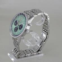 Thumbnail von Breitling Navitimer 1 B01 Chronograph 43 Automatik Chronometer grünes Zifferblatt Full Set ungetragen
