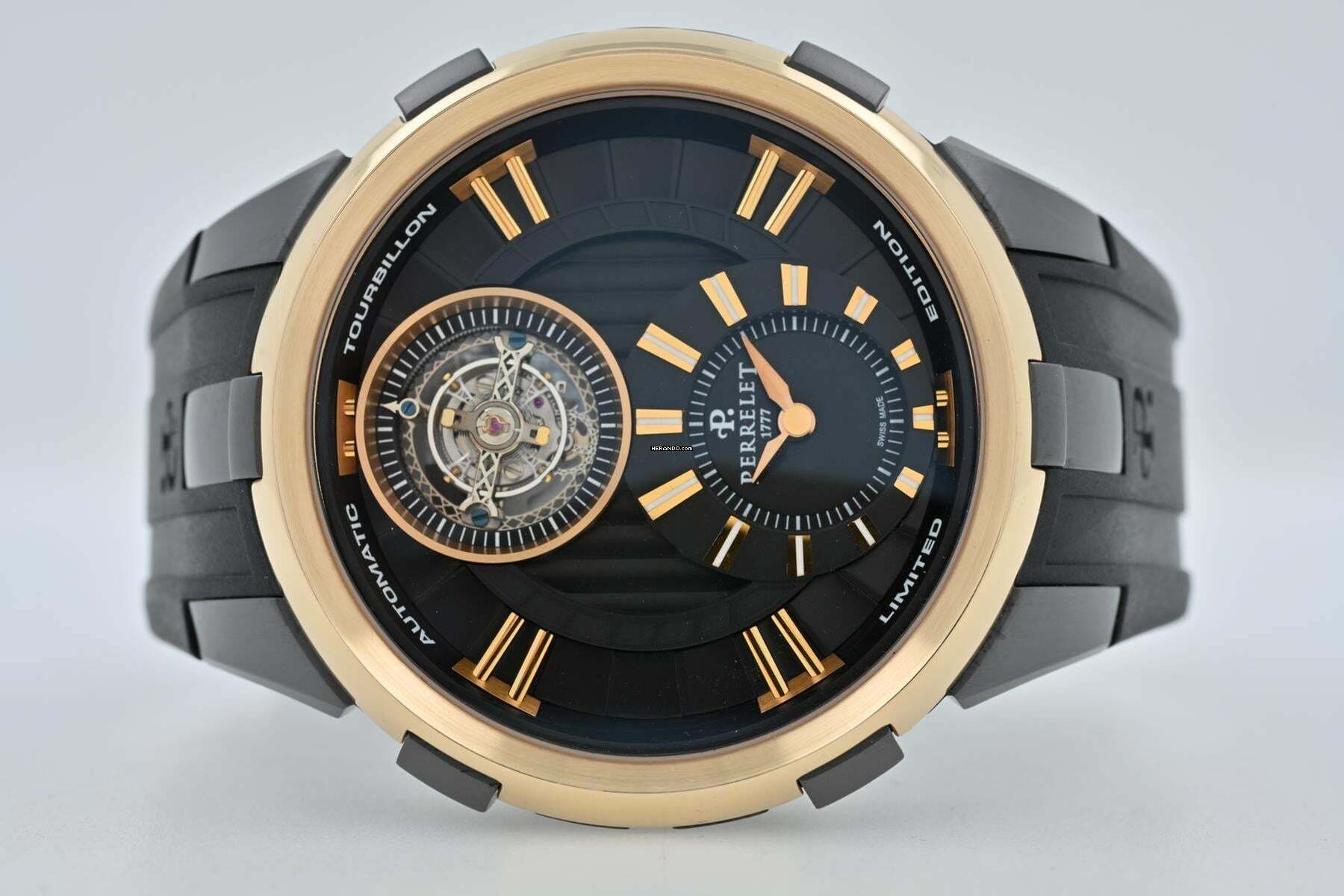 Perrelet Tourbillon Special Edition Limited to 20pcs Steel/Gold A3035/1