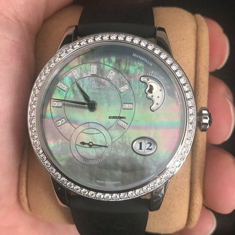 Glashütte Original PanoMatic Luna Pano Matic Luna Panomatic NEW FULL SET