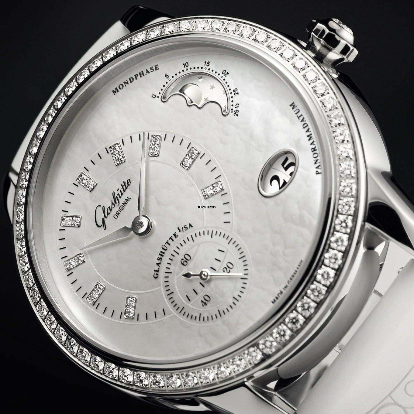 Glashütte Original PanoMatic Luna NEW FULL SET