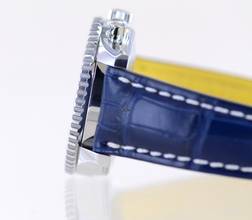 Thumbnail von Breitling Navitimer World 46 mm Chronograph blau Klassiker blue dial B+P