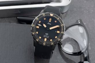 Thumbnail von Sinn U1 S E Stahl Automatik Herrenuhr Ref. 1010.023 Box & Papiere 2017