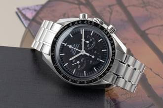 Thumbnail von Omega Speedmaster Professional Moonwatch Chronograph Stahl Handaufzug Ref. 3870.50.31