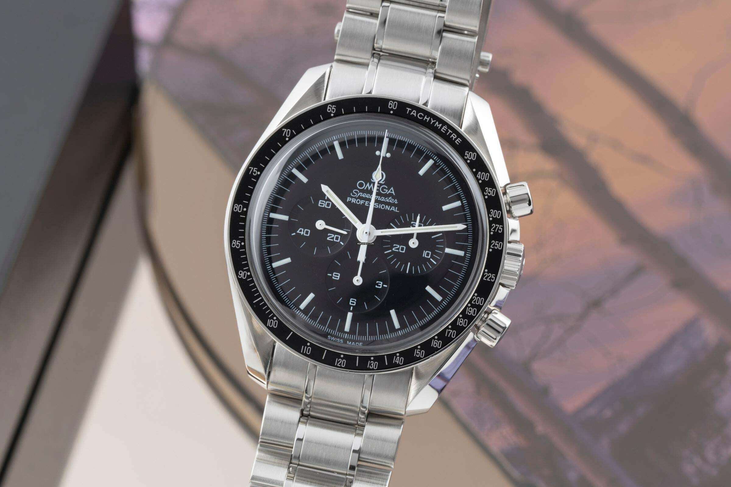 Omega Speedmaster Professional Moonwatch Chronograph Stahl Handaufzug Ref. 3870.50.31