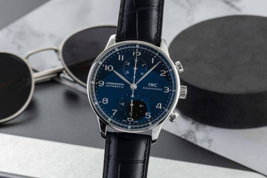  IWC Portugieser Chronograph Stahl Automatik Herrenuhr Ref. IW371447 